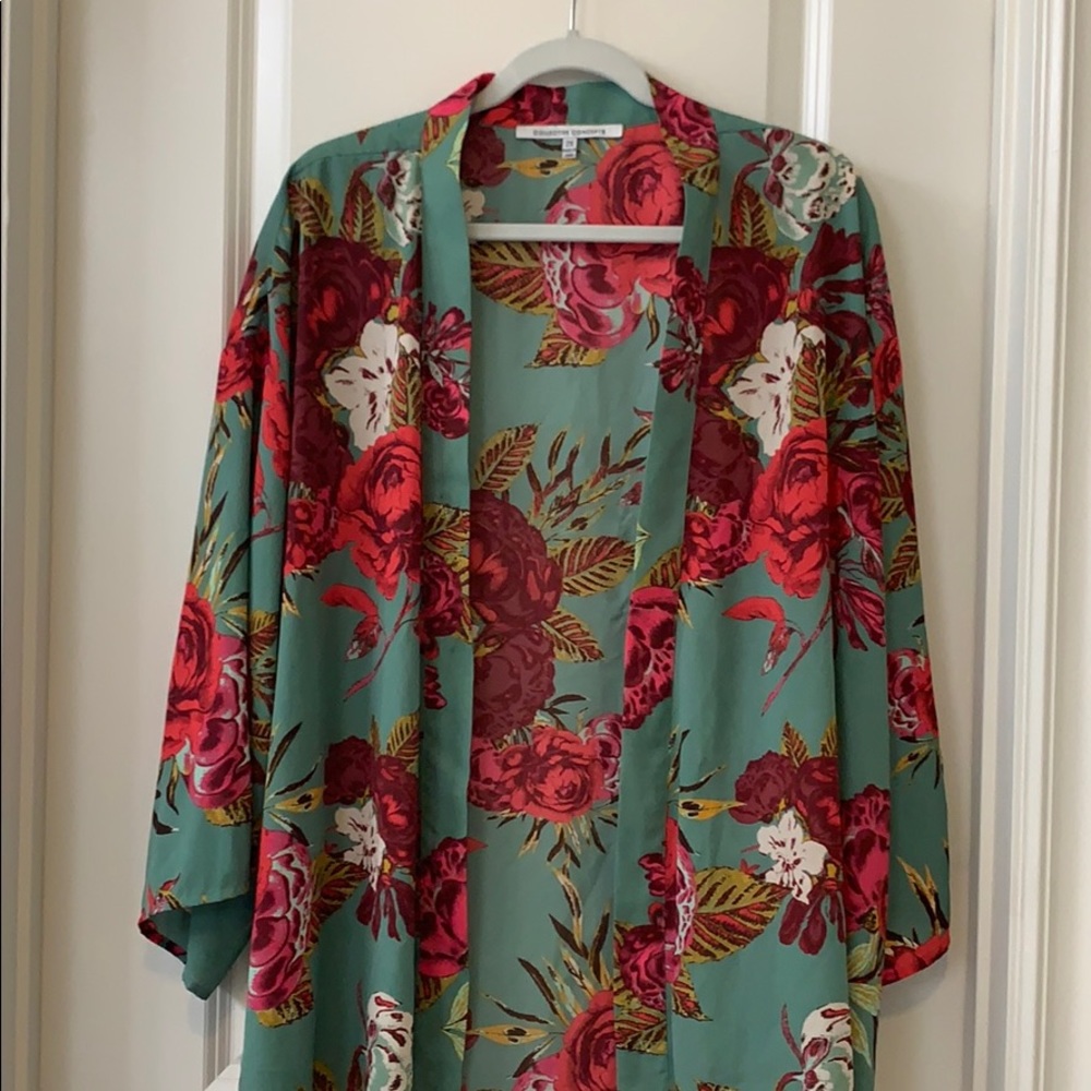 Floral kimono